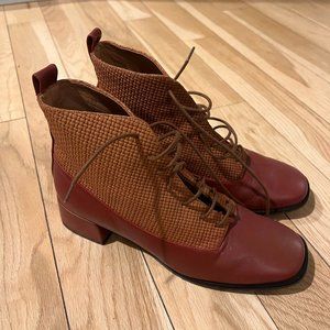 Naguisa Lace Up Boots